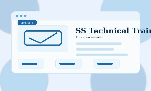 SS Technical Training website preview