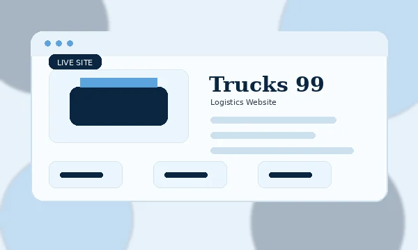 Trucks 99 website preview