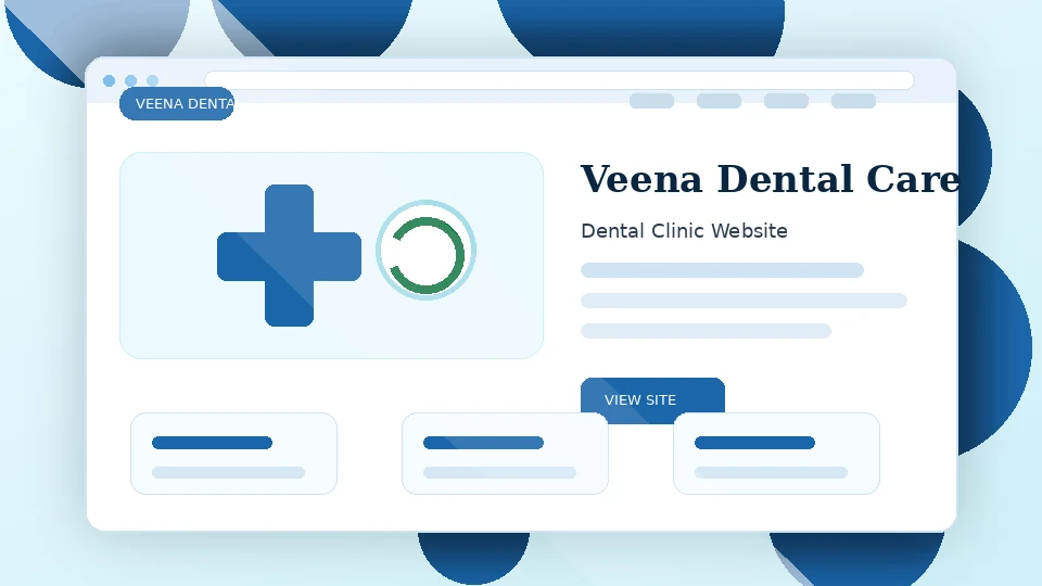 Veena Dental Care website preview